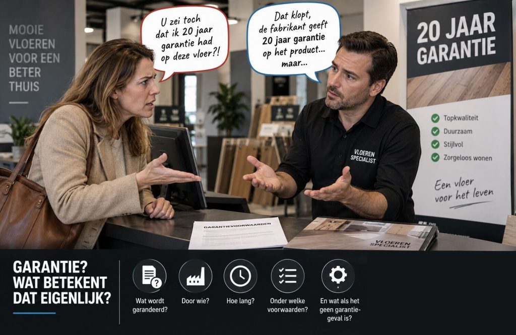 garantie op een vloer wat betekent dat eigenlijk
